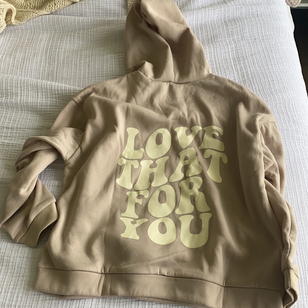 NWOT Beige Soft Sweatshirt